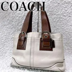 COACH コーチ ワンショルダーバッグ ソーホー 肩掛け ホワイト