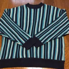 新品 未使用 メンズ ビッグサイズ ニット ジャガードセーター RAGEBLUE