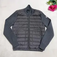 ほぼ未使用✨　モンクレール　ダウンジャケット　切り替え　ニット　ベスト　S