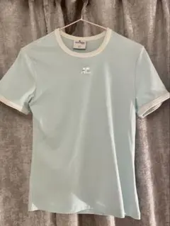 Courreges Tシャツ ライトブルー M クレージュ 水色　サックス　青のサムネイル