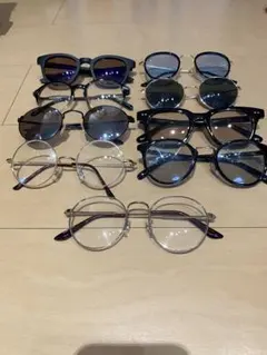 早い者勝ち！サングラス、伊達メガネ　まとめ売り