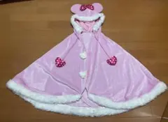 Disney ミニーマウスフード付きブランケット