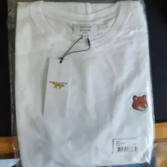一度のみ使用MAISON KITSUNE フォックスTシャツ ホワイト - メルカリ