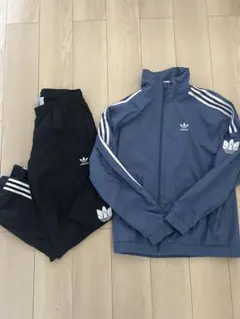 ⭐️激レア80s~90s adidas トラック ジャケット セットアップ 激レア 80s オールドアディダス セットアップ 青 サイズL 希少 - メルカリ