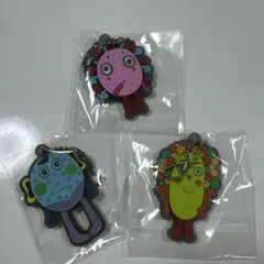 ナンジャモンジャ カプセルラバーキーホルダー ミドリ vol.1 ガチャ 3点