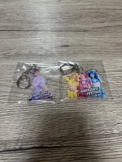 しなこ・竹下パラダイス 原宿フェスティバル アクリルキーホルダー 2個セット