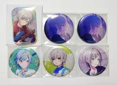 プロセカ 日野森志歩 グリッター缶バッジ スクエアバッジ