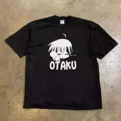 古着 Vintage OTAKU Tシャツ ブラック Lサイズ