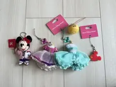 ディズニー　ラプンツェル　ジャスミン　携帯クリーナー　キーホルダー　まとめ売り