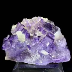 極美結晶・金色の星屑】中国 湖南省産 フローライト 蛍石 パイライト