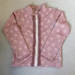 ラッシュガード　女の子　120 conoco ピンク　フリル