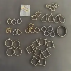 レジン用フレーム形色々３９個セット