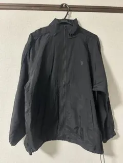 U.S. POLO ASSN. ブラックナイロンジャケット M