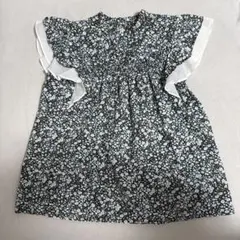 【美品】ポンポネット ジュニア リバティプリント セットアップ L