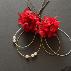 水引 髪飾り ヘッドパーツ ちょい足し 振袖 訪問着 浴衣 成人式 七五三