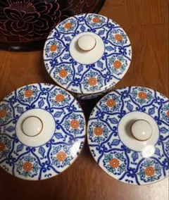 まー様専用　新品未使用　有田焼西山窯　蓋つき湯呑み3客セット