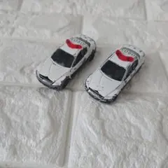 トミカ 1/64ミニカー 覆面パトカー 改造用 赤色灯＆前面警光灯 セット