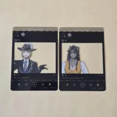 ツイステ マジカメ風クリアカードコレクション レオナ ルーク 2枚セット