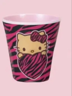 ハローキティ メラミンコップ ギャルキティ ヒョウ柄 制服KITTY - メルカリ