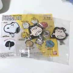 新品未開封 スヌーピー PEANUTS ヘアクリップ ガチャ　ルーシー 2個
