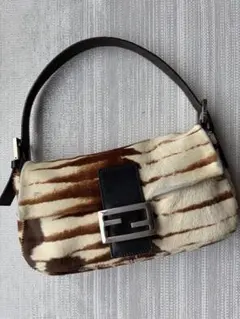 FENDI フェンディ ハラコ ショルダーバッグ