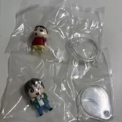 ならぶんです。クレヨンしんちゃん　ガチャ しんちゃん&ボムギュ　TXT