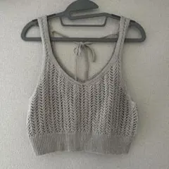 【新品タグ付き】GU ニットベストビスチェ