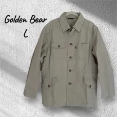 Golden Bear メンズL ジャケット ベージュ 綿麻 春アウター 定番のサムネイル