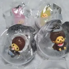 4点セット　モンチッチめじるしアクセサリー②　ガチャ　カプセルトイ