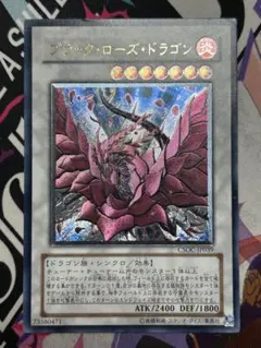 フ*ン様 遊戯王 美品 ブラック・ローズ・ドラゴン レリーフ