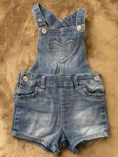 80サイズH&M デニムオーバーオール