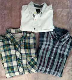 【美品】BEAMS HEART、TOMMYHILFIGER シャツ3点セット