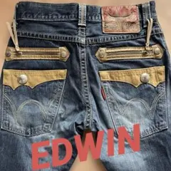 EDWIN エドウィン　483XVS おしゃれウエスタンデニムY2K