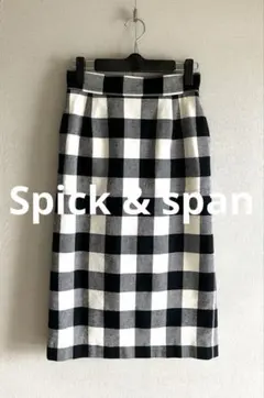 Spick & span チェック柄タイトスカートのサムネイル