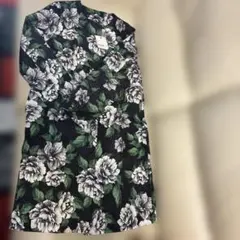 Million Crafts ブラック 花柄コート S 新品のサムネイル