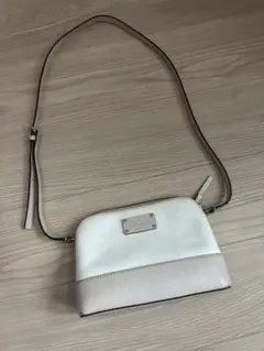 ケイトスペードショルダーバッグ アイボリ/ピンクベージュ