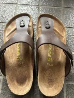 まこ様専用 BIRKENSTOCK サンダル ブラウン 40 - メルカリ
