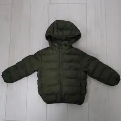 UNIQLO キッズ ダウンジャケット 110cm オリーブグリーン