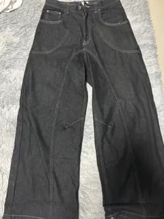 ADER HUNK 黒デニムパンツのサムネイル