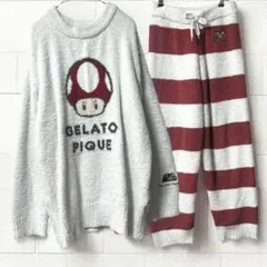 gelato pique ジェラピケ スーパーマリオ ルームウェア 上下セット