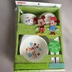 Pigeon ミッキーマウス ベビー用食器セット