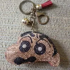 クレヨンしんちゃん　キーチャーム　ラインストーン　キーホルダー