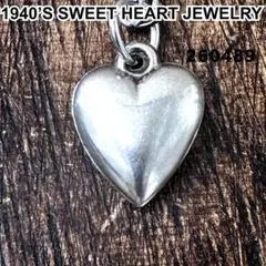 スウィートハートジュエリー 無地 シルバー ヴィンテージ ネックレス NAVY