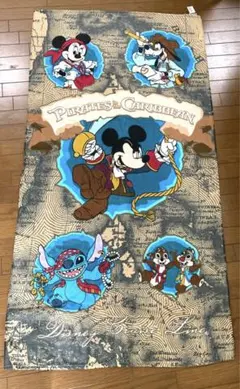 パイレーツ　ミッキー  ミニー　チップとデール　タオル　海外ディズニー　クルーズ