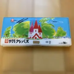 サクラクレパス クレパス太巻 16色 ソフトケース入り LP16S