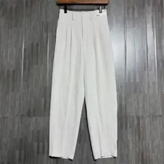 ユニクロ　ドレープリラックステーパードアンクルパンツ　ウエストゴム　S