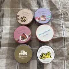 全て新品未開封★ デルフォニクス　マスキングテープ　6本セット　非売品ありのサムネイル
