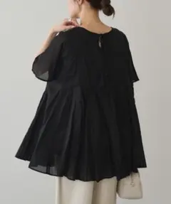 ピュアルセシン　インドボイルハシゴレースチュニックのサムネイル