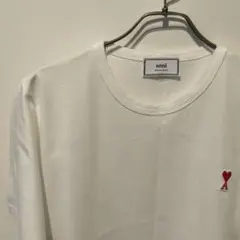 国内購入正規品、レシート写真つき】アミパリス ロゴTシャツ 白 M
