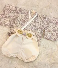 しぃ様☆花柄ベビー袴☆セパレート☆ハンドメイド